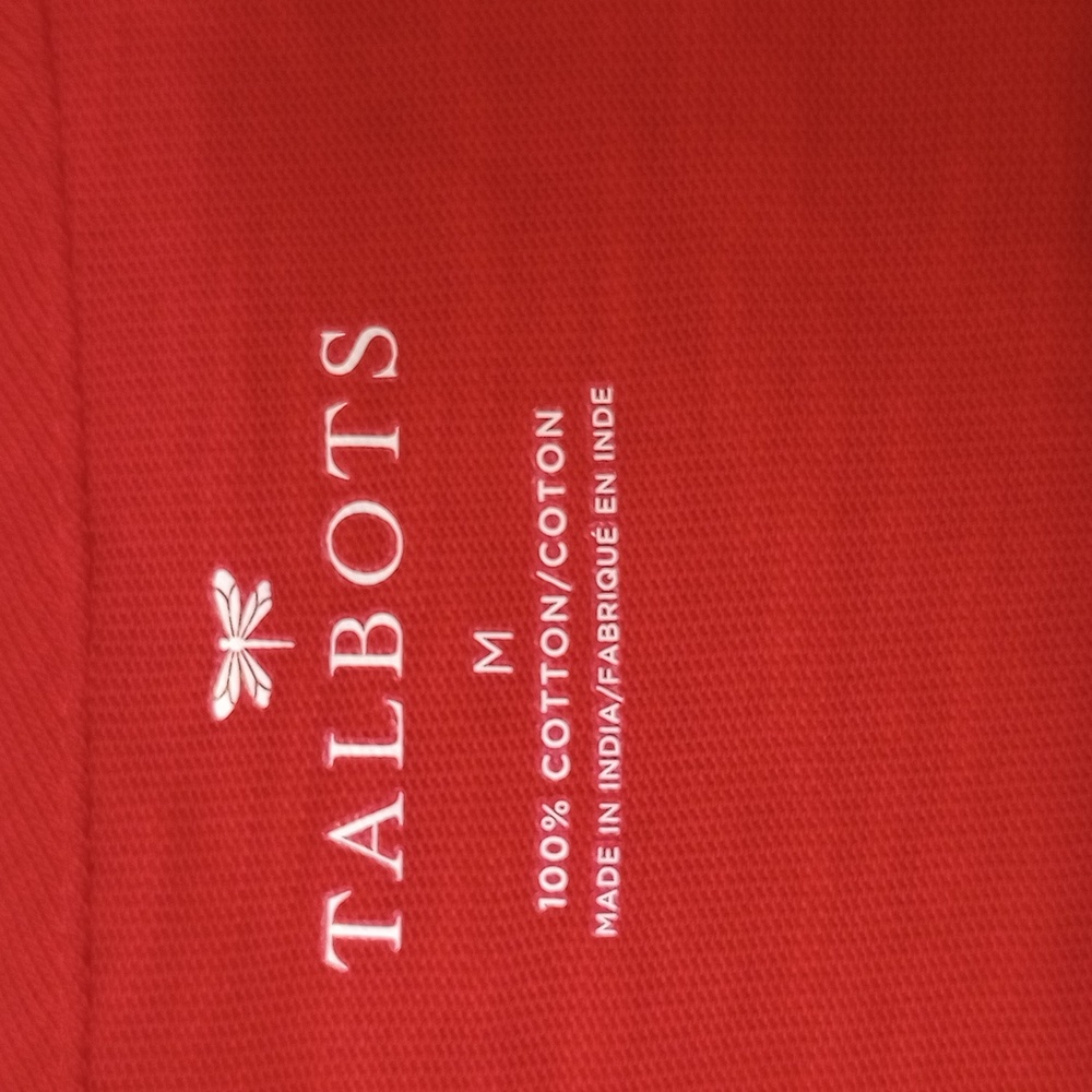 Talbots Red top - Picture 3 of 3
